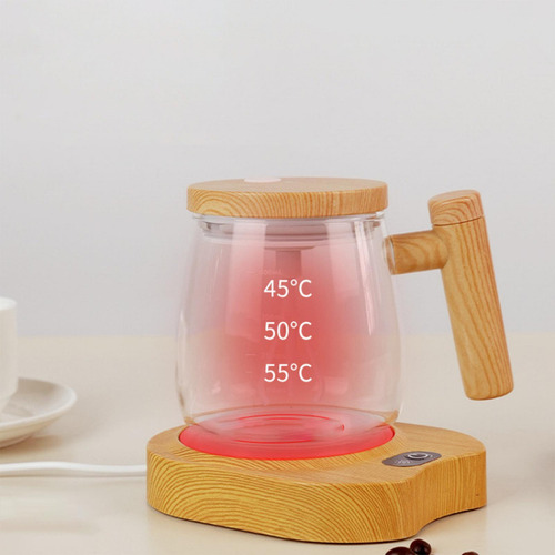 Copo Automático De Agitação Com Copo De Café Com Madeira