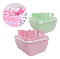 Comprar Molde Para Helados Palitos X 16 Moldes Paleta Helados Color Rosado