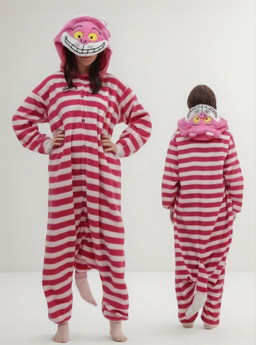 Disfraz Onesie Pijamas Kigurumi Gata Chi Cheshire