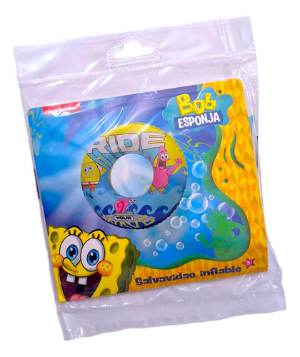 Cyc Salvavidas Inflable Aro Flotador Bob Esponja T380168