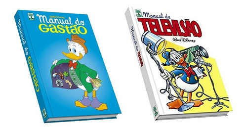 Kit Manual Do Gastão & Manual Da Televisão Walt Disney Edição De Colecionador Editora Abril Infanto-juvenil Capa Dura