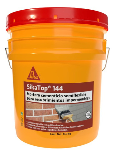 Sikatop 144 Blanco Para Impermeabilizar Cisternas 13.3 Kg