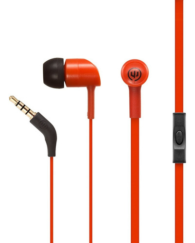 Audifonos Wicked Havok Earbuds Con Microfono In Ear Color Rojo