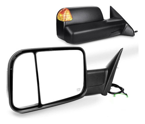 Espejo Remolque Exterior Accesorio Para Dodge Ram Señal Giro