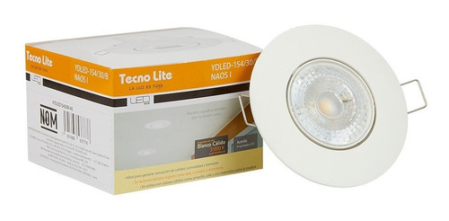 Bala Led Blanco, 5,5w, Luz Neutra, Dirigible, Interior