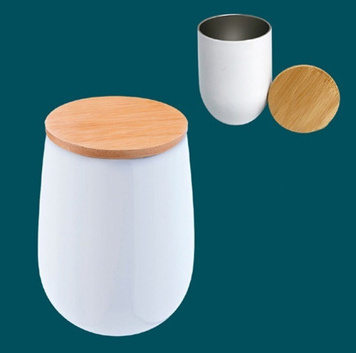 Vaso De Aluminio Con Tapa