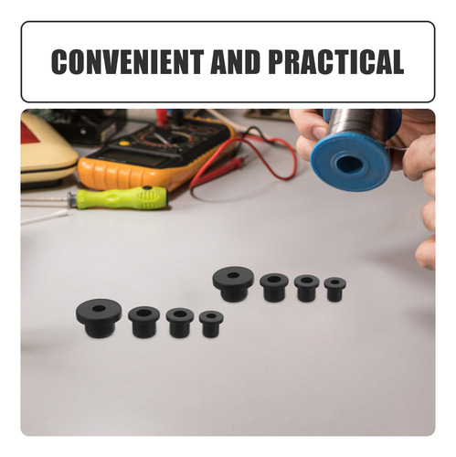 100 Unidades De Plugues De Silicone Perfurados Em Forma De T