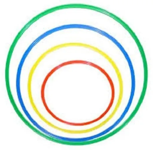 Aros Pvc 60cm X 15 Unidades Ula Ula