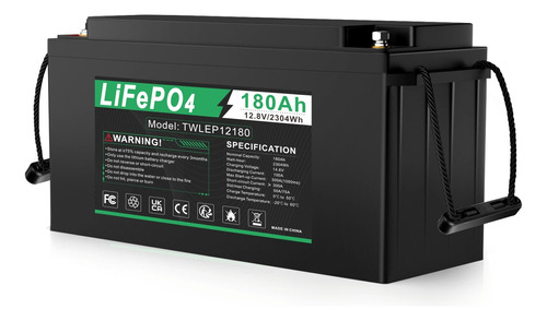 Bateria 12v Lifepo4 180ah Twlfp12180 Ideal Energía Solar 