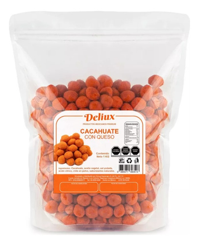 Cacahuate Crujiente 1 Kg Varios Sabores Cacahuate Queso