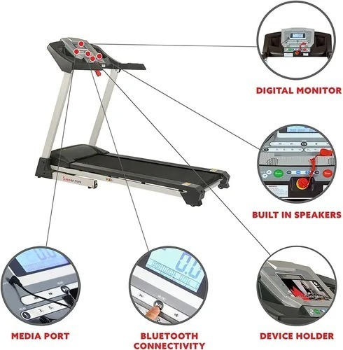 Imagen 4 de 5 de Caminadora Plegable 1.25 Hp / 3 Niveles Ajustables 12 Km/h