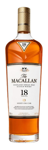 Caja De 6 Whisky The Macallan 18 Años Sherry Oak 700 Ml