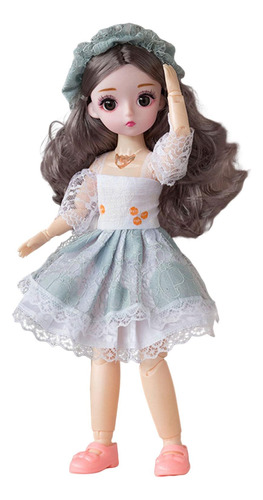 1/6 Bjd Doll 3d Animation Eyes Toys Diy Dolls Dress Up 12