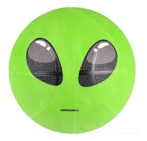 Balon De Basketball Ball Basquet Alien Color Verde