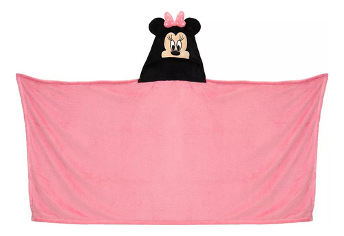 Manta Con Capucha 3d 75x150cms Minnie Disney