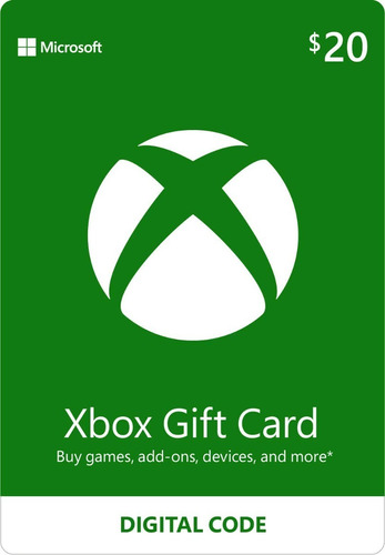 Xbox Live Gift Card $20 Eeuu (código Digital)