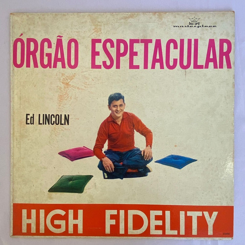 Disco De Vinil Lp Ed Lincoln - Orgão Espetacular