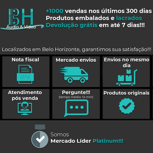 Cabo Kato P10 X P10 10 Metros Instrumentos Promoção Original