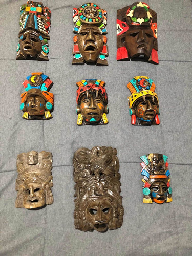 Nuevas Mascaras Artesanales Mayas De Yucatán, México!