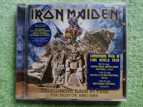 Eam Cd Iron Maiden Somewhere Back In Time The Best Of 80 '89