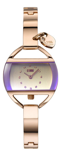 Storm Temptress Charm (rose Gold Violet) Reloj Para Mujer Co