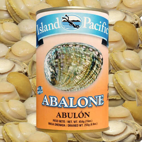Lata De Abulón En Trozo Silvestre10-12(island Pacific)454gr.