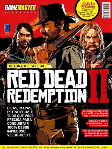 Kit 3 Revistas 3 Livros Gta Red Dead Redemption The Warrior