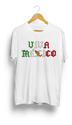 Blusa Playera Viva México Mapa 15 De Sept. Niño / Adulto