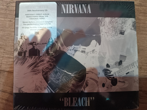 Nirvana Bleach De Luxe Cd Doble Incluye Libro 32 Paginas