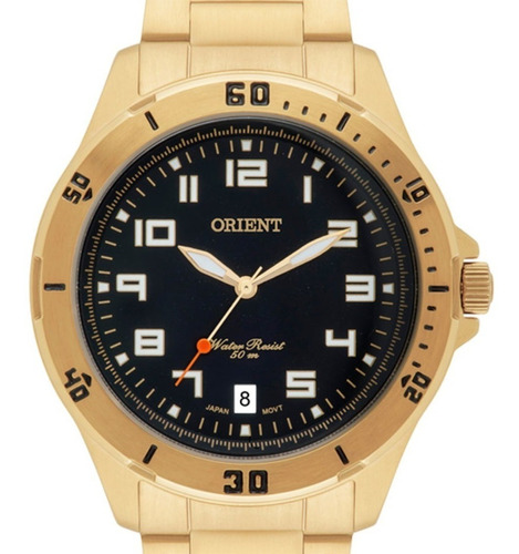 Relógio Orient Masculino Dourado -  Mgss1105a P2kx