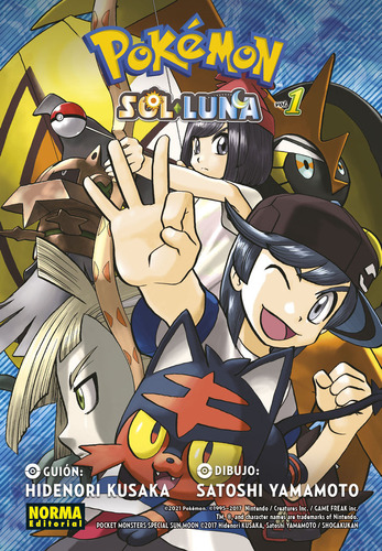 Libro Pokemon Sol Y Luna 01 (nuevo Pvp) - Kusaka, Hidenori