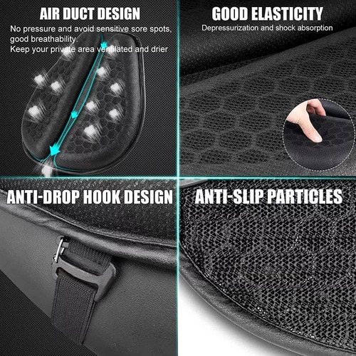 Cojín Universal De Gel Para Asiento De Motocicleta Con Absor