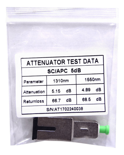 5db Sm Sc/apc Attenuator Atenuador Sc-macho/sc-hembra Monomo