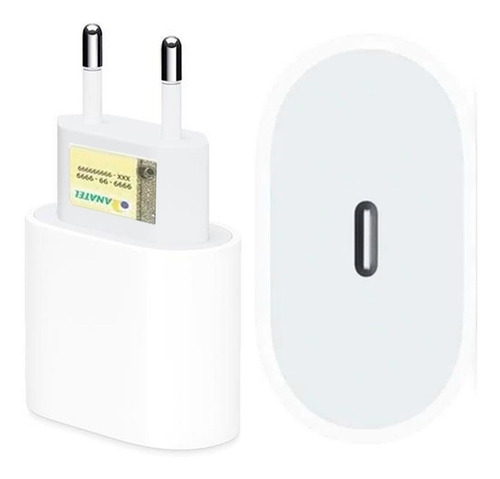 Fonte Carregador Turbo Para Iphone 11 12 13 14 15 16 Samsung Xiaomi Celular Usb-c Shaolong Branco