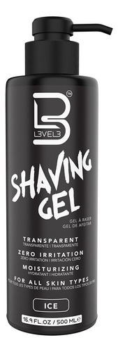 Gel Shaving Gel Para Afeitar Zero Irritacion 500ml Level 3