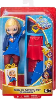 Boneca Dc Supergirl 2 Em 1-super Hero Girls Com Edição Luxo