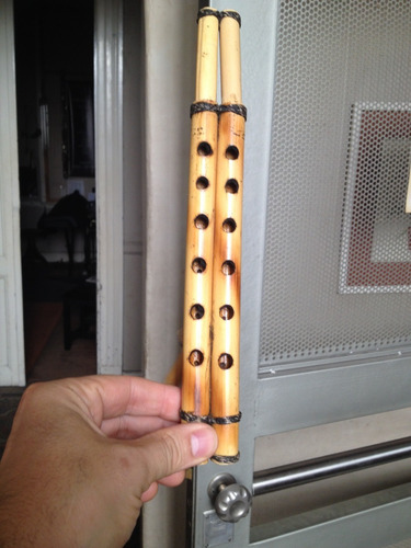 Flauta/oboe Doble Mijwiz Egipcio C/manual Importado Egipto (Usado)