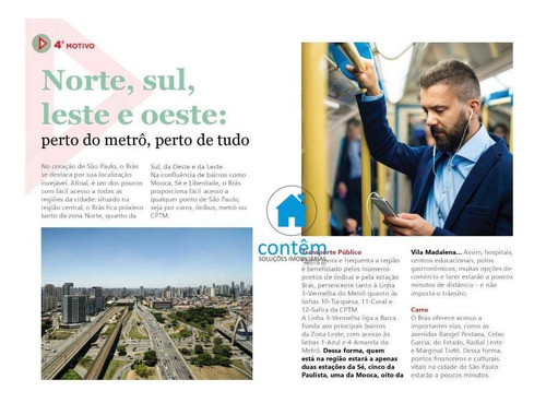 Imagem 28 de 30 de St0032 - Studio Com 1 Dormitório À Venda, 19 M² Por R$ 171.000 - Brás - São Paulo/sp - St0032