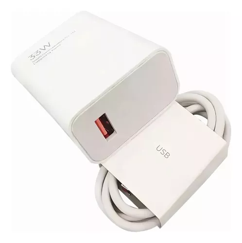 CARGADOR TIPO A + C 33W XIAOMI BLANCO