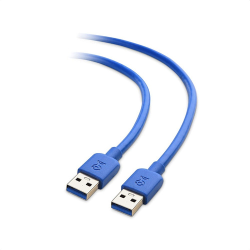 Imagen 3 de 4 de Cable Usb Macho A Usb Macho 1 Metro (usb-tipo A 3.0 Y 2.0)
