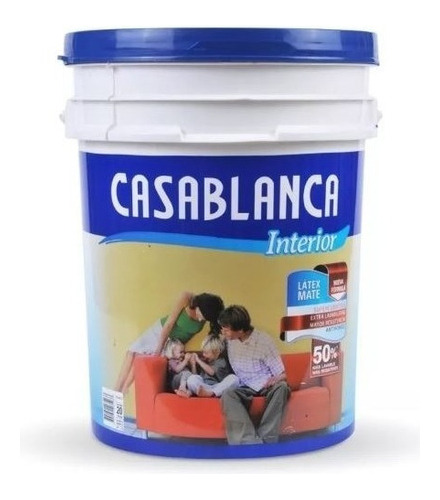 Pintura Latex Interior Mate Casablanca 1 Lt Pintumm