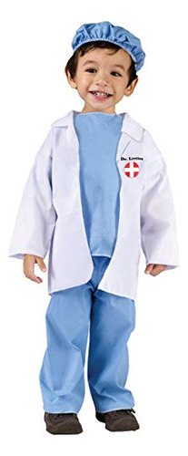 Toddler Dr. Littles Costume 2t White, 27eit