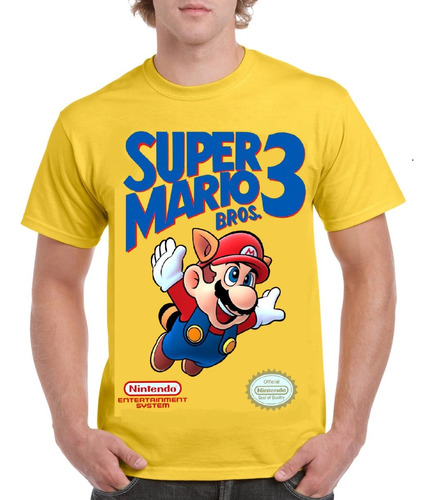 Playera Super Mario Bros 3 Nintendo Gamers