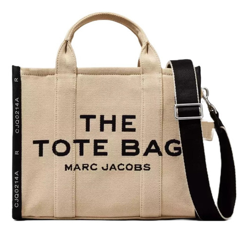 Bolsa The Jacquard Small Tote Marc Jacobs M0017027 263 Beige