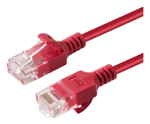 Utp Cat6a Slim 1m Rojo Marca