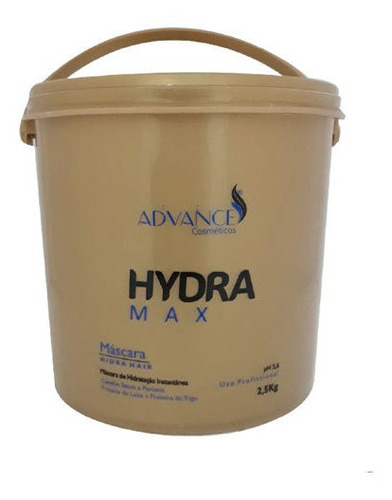 Balde De Hidratação Hidra Max -gold Hair Advance 2,5kg