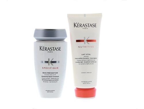 Shampoo Prevention 250ml Y Acond Lait Vital 200ml Kerastase