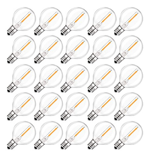 Bombillas Led G40 Reemplazo, 1w E12/c7 Para Luces De