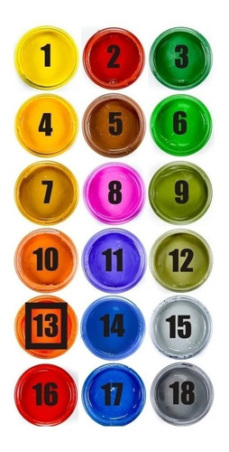 Imagen 4 de 7 de Pintura Acrílica Artesanías 200 Cc Promet - Varios Colores