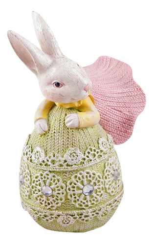 Figura De Conejito De Pascua De Resina Para Decoración D [u]